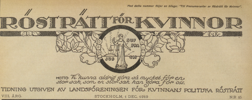 Rösträtt för kvinnor