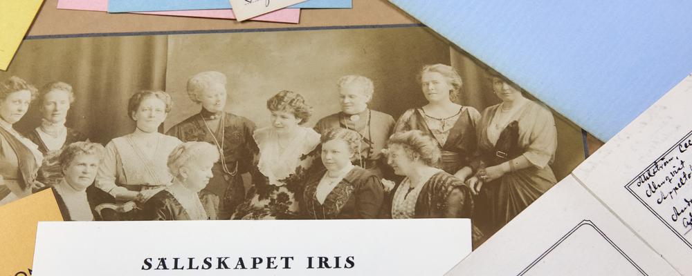 Kollage sällskapet iris arkiv